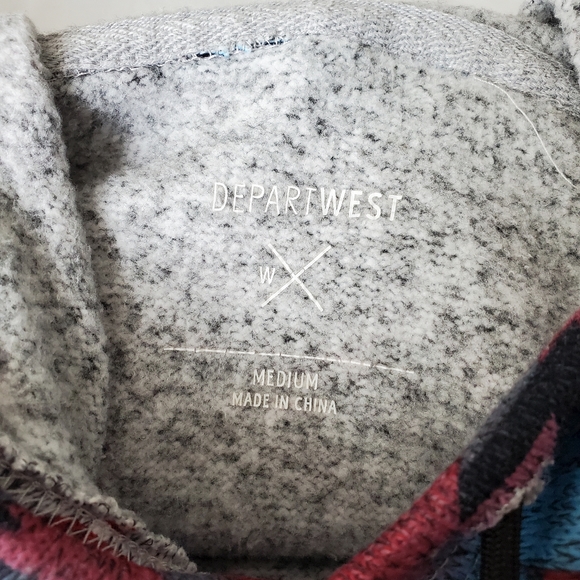 Buckle Departwest Hoodie, Medium, Red and Blue - Picture 6 of 9